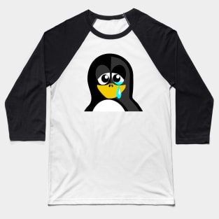 Crying Penguin Baseball T-Shirt